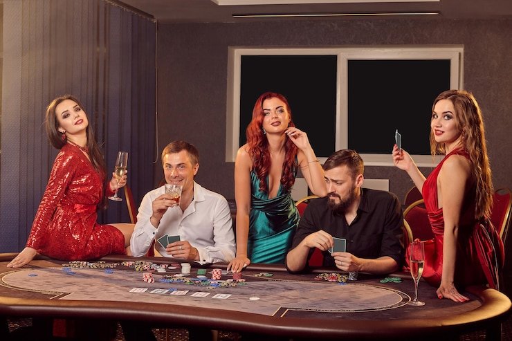 Suasana meja baccarat live casino dana189 dengan dealer profesional dan tampilan kartu real-time