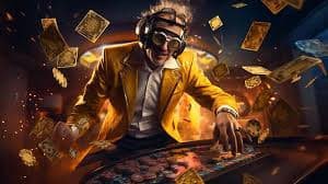 Ilustrasi keseimbangan hidup dan hiburan digital dalam konsep responsible gaming di platform dana189
